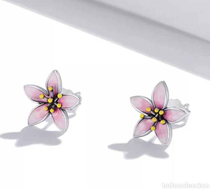 Joyeria: Pendientes de Plata Flor ENV&Iacute;O GRATIS!! - Foto 3