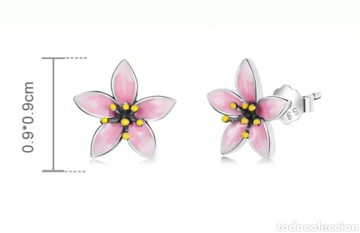 Joyeria: Pendientes de Plata Flor ENV&Iacute;O GRATIS!! - Foto 4