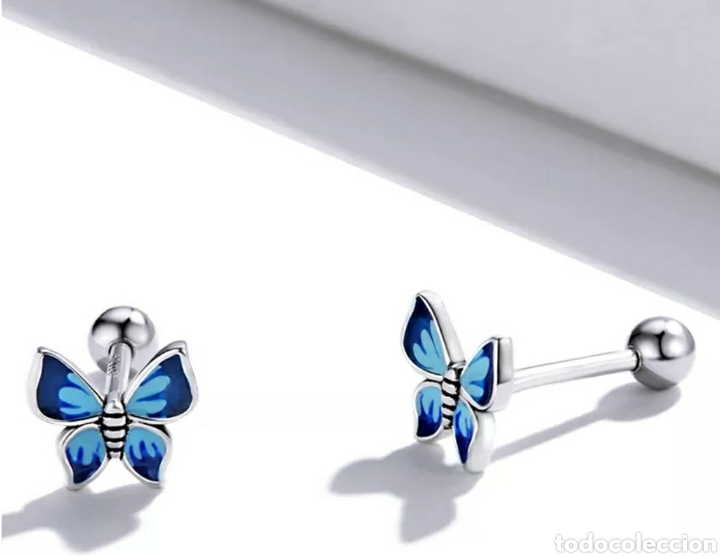 Joyeria: Pendientes de Plata Mariposa ENV&Iacute;O GRATIS!! - Foto 2