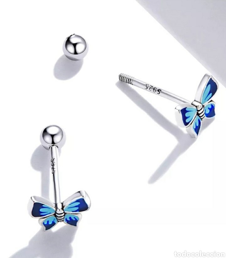 Joyeria: Pendientes de Plata Mariposa ENV&Iacute;O GRATIS!! - Foto 3