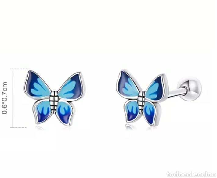 Joyeria: Pendientes de Plata Mariposa ENV&Iacute;O GRATIS!! - Foto 4