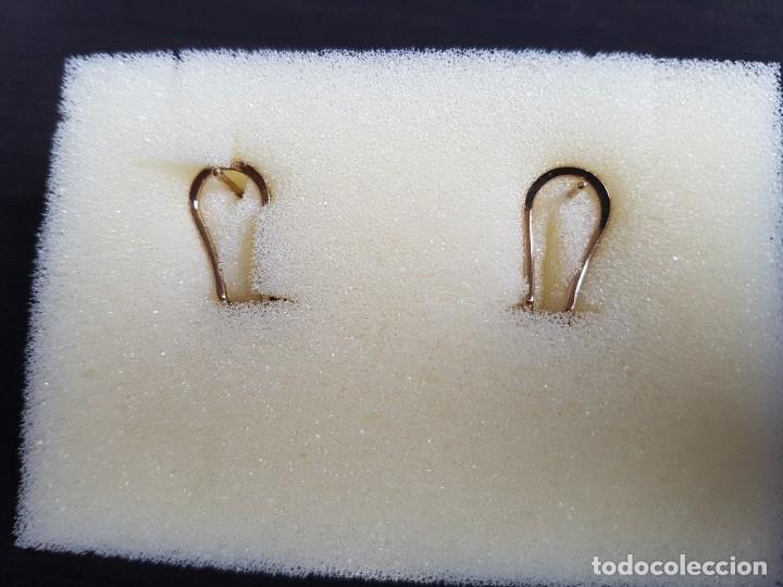 Joyeria: Pendientes chapado de Oro antial&eacute;rgico - Foto 2