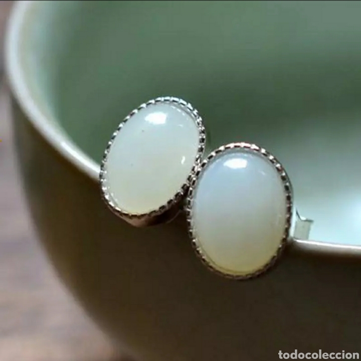 Joyeria: Pendientes de Plata y Jade ENV&Iacute;O GRATIS!! - Foto 1