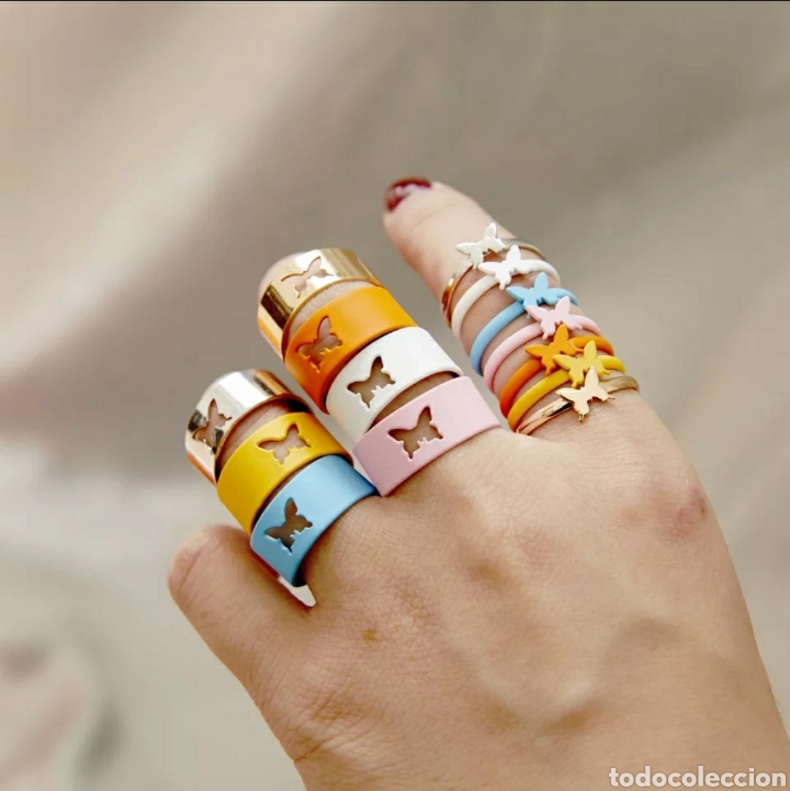 Joyeria: Conjunto Anillos Mariposa ENV&Iacute;O GRATIS!! - Foto 2