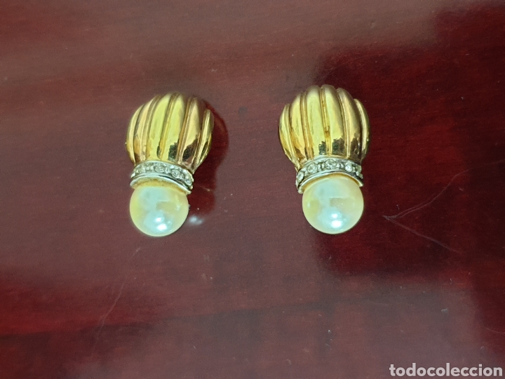 Schmuck: Pendientes de perlas con cierre clip