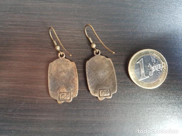 Joyeria: Pendientes de bronce con esmalte - Foto 2