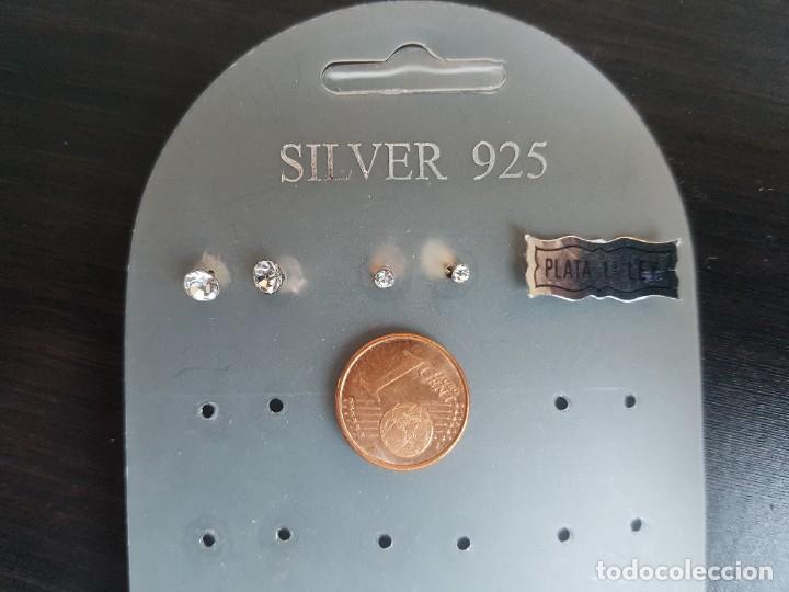 Joyeria: Pendientes de Plata de 1&ordf; Ley con circonita - Foto 1