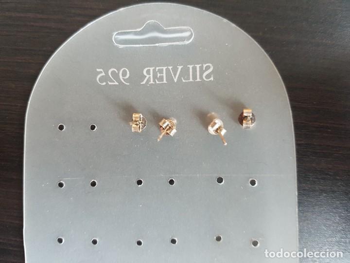 Joyeria: Pendientes de Plata de 1&ordf; Ley con circonita - Foto 2