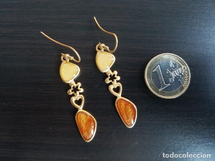 Joyeria: Pendientes de metal con esmalte - Foto 1