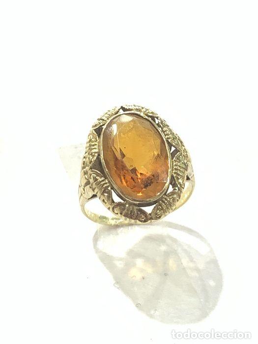 Joyeria: Anillo oro 14 kt con citrino - Foto 2