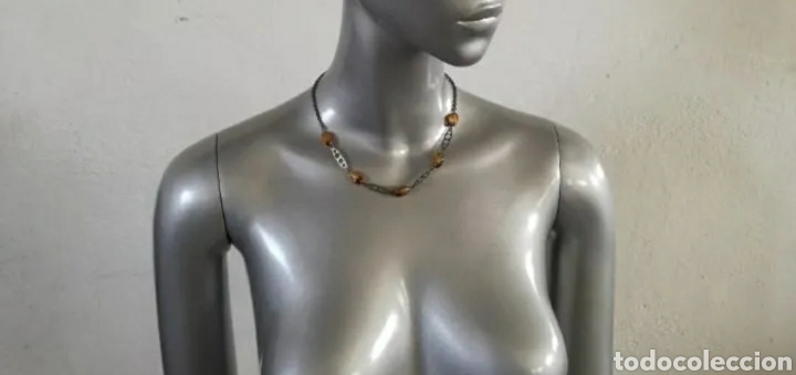Joyeria: Collar de Plata con 5 piezas de &Aacute;gatha Pulida. - Foto 3