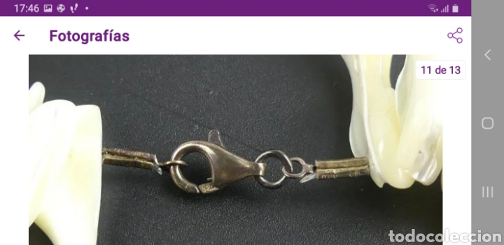 Joyeria: Precioso collar de Nacar con cierre de plata - Foto 7