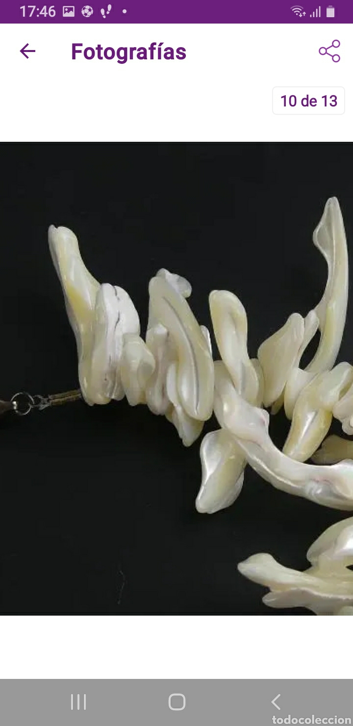 Joyeria: Precioso collar de Nacar con cierre de plata - Foto 8