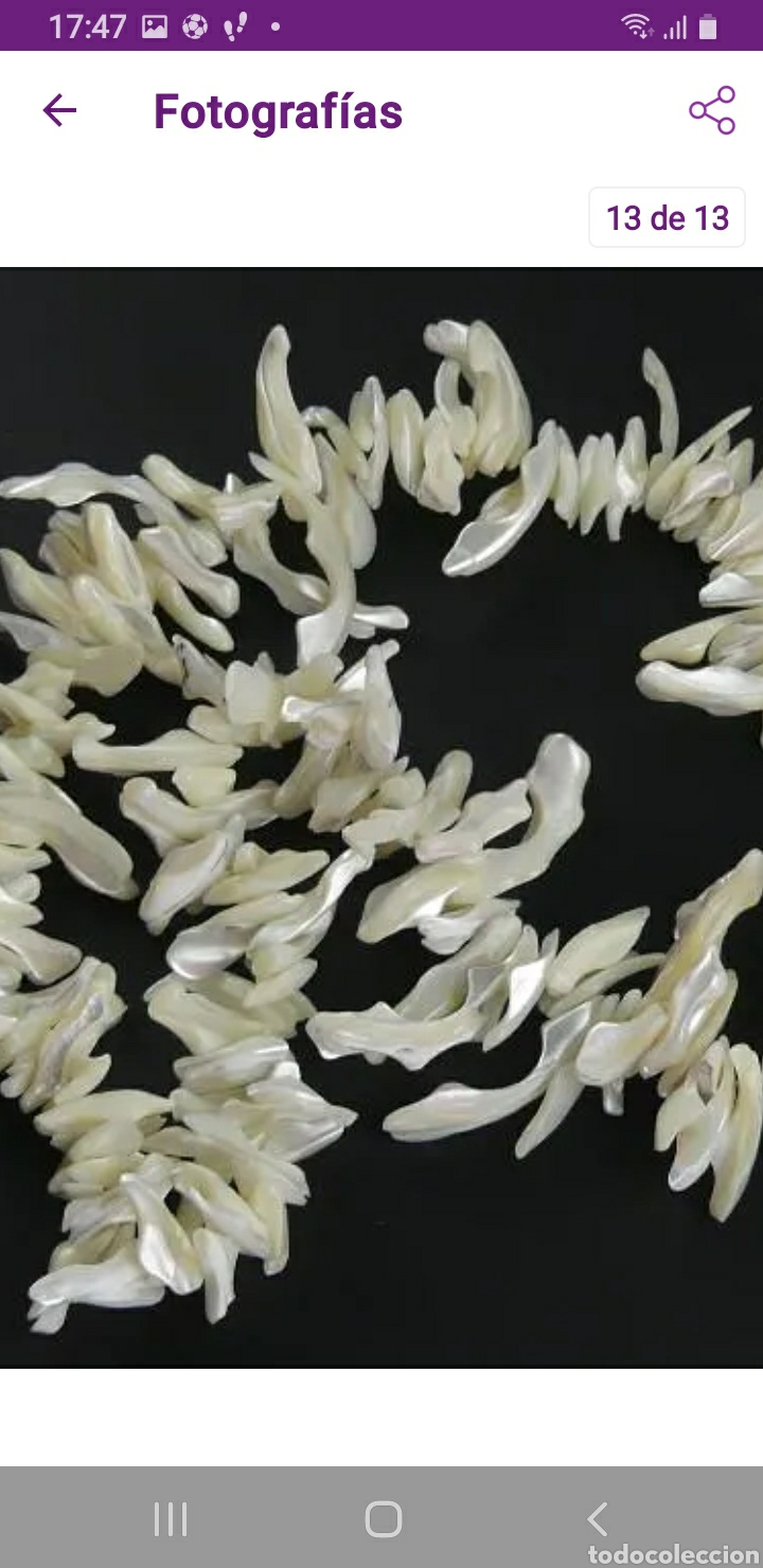 Joyeria: Precioso collar de Nacar con cierre de plata - Foto 9