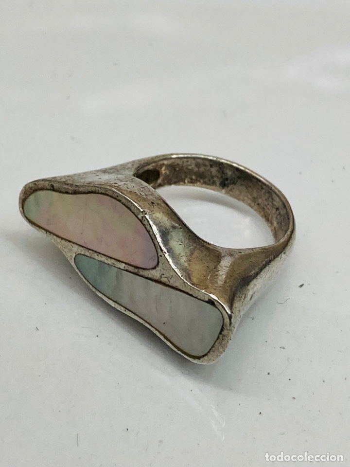 Joyeria: Anillo de plata y n&aacute;car /SORT 04 - Foto 1