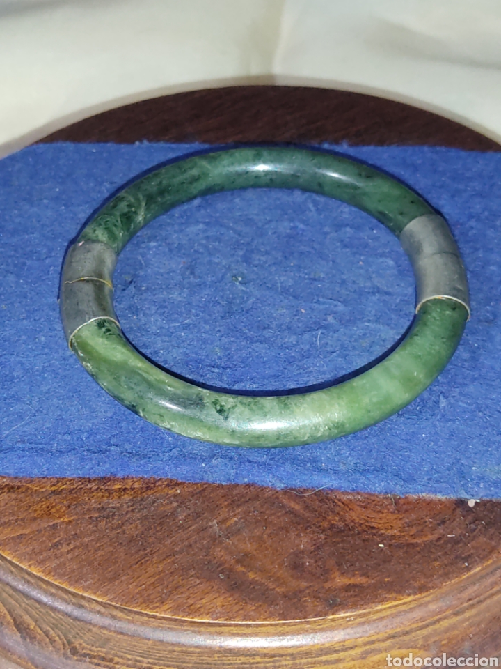 Joyeria: Pulsera de Jade natural.Vintage. - Foto 3