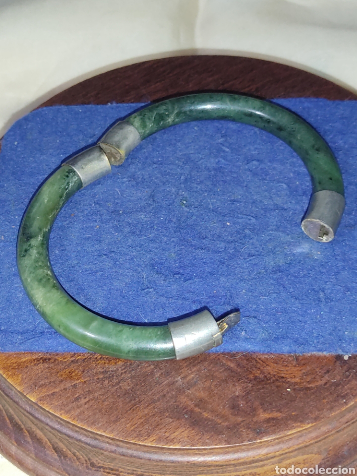 Joyeria: Pulsera de Jade natural.Vintage. - Foto 4