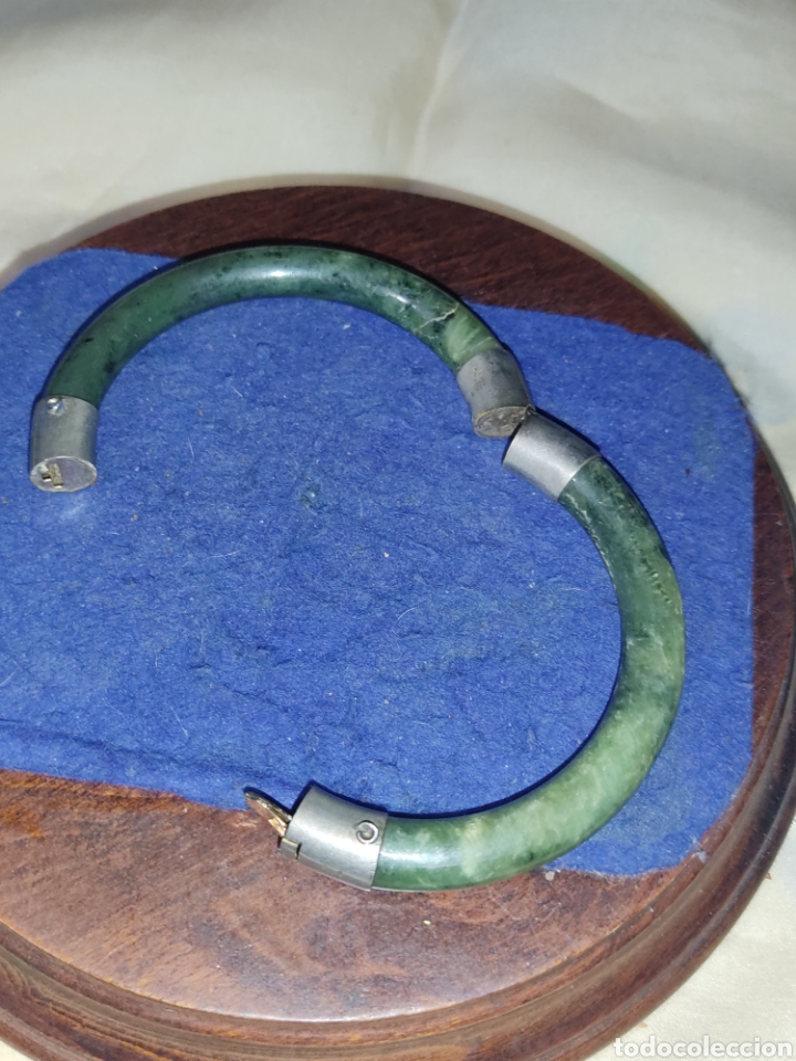 Joyeria: Pulsera de Jade natural.Vintage. - Foto 5