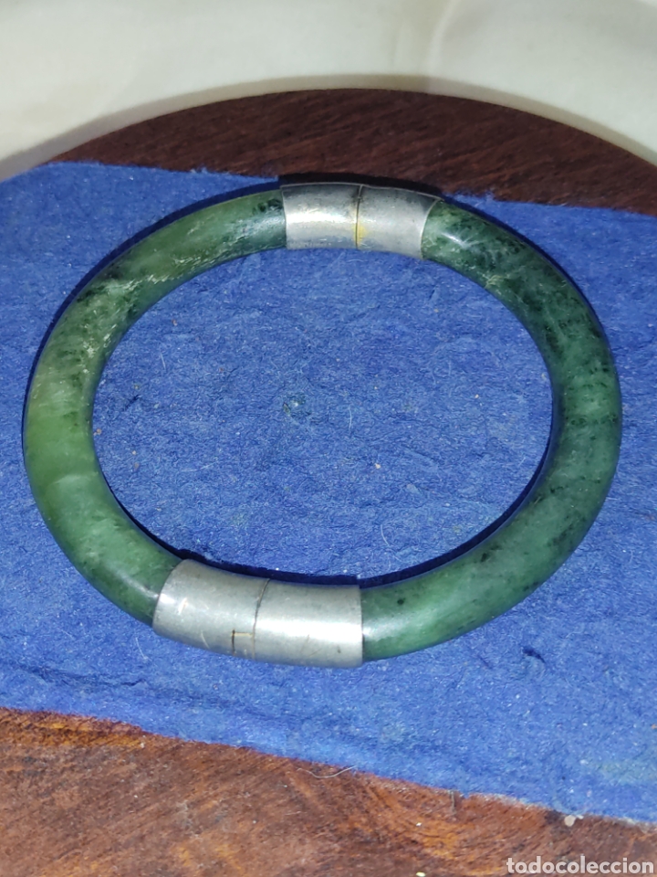 Joyeria: Pulsera de Jade natural.Vintage. - Foto 1