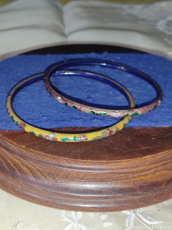 Joyeria: Juego pulseras cloisonne,esmaltadas. - Foto 3
