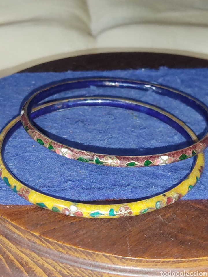 Joyeria: Juego pulseras cloisonne,esmaltadas. - Foto 4