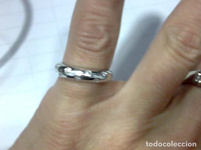 Joyeria: anillo en oro blanco 18 kts y diamantes - Foto 4