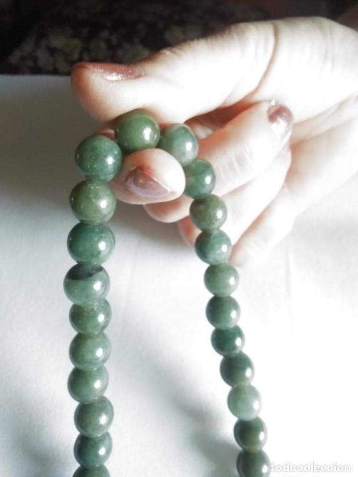 Joyeria: COLLAR JADE VERDE AUTENTICO DE BIRMANIA - Foto 6