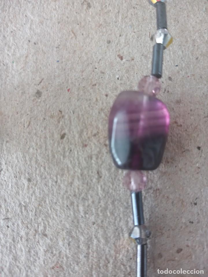 Joyeria: COLLAR DE DE PIEDRAS Y CRISTA PLATA 925 - Foto 2