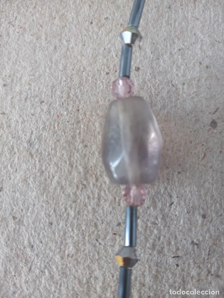 Joyeria: COLLAR DE DE PIEDRAS Y CRISTA PLATA 925 - Foto 3
