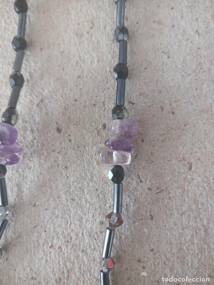 Joyeria: COLLAR DE DE PIEDRAS Y CRISTA PLATA 925 - Foto 6