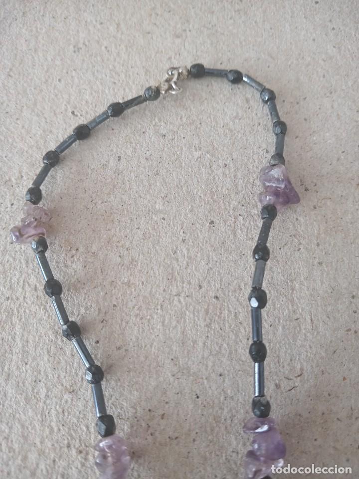 Joyeria: COLLAR DE DE PIEDRAS Y CRISTA PLATA 925 - Foto 7