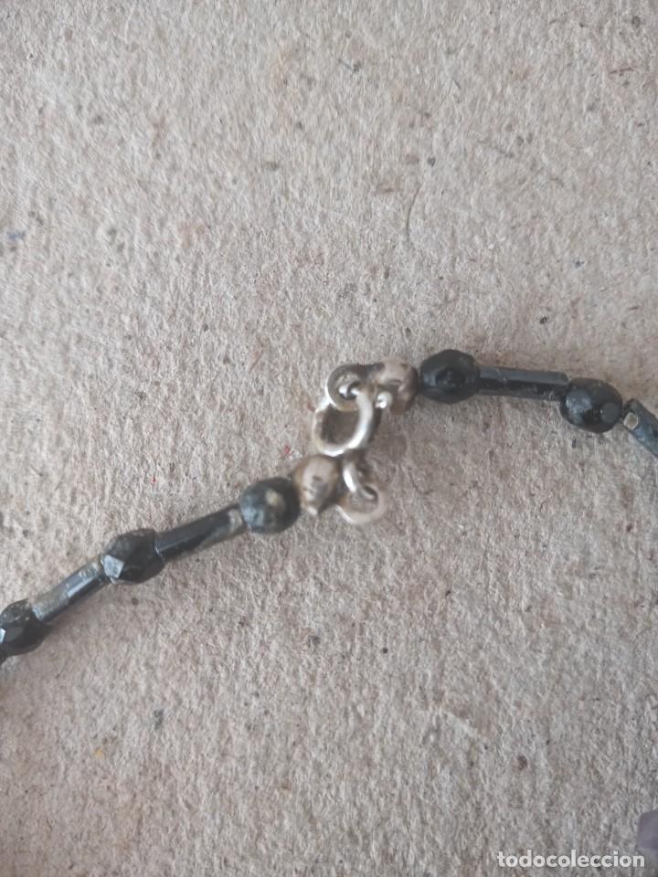 Joyeria: COLLAR DE DE PIEDRAS Y CRISTA PLATA 925 - Foto 8