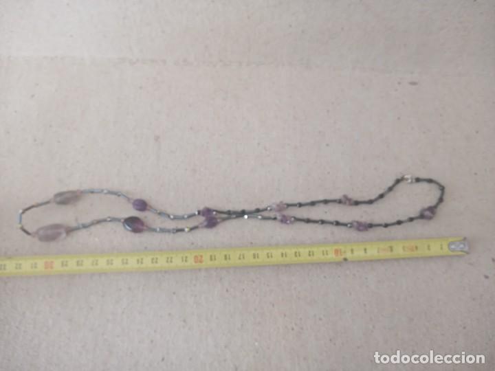 Joyeria: COLLAR DE DE PIEDRAS Y CRISTA PLATA 925 - Foto 9