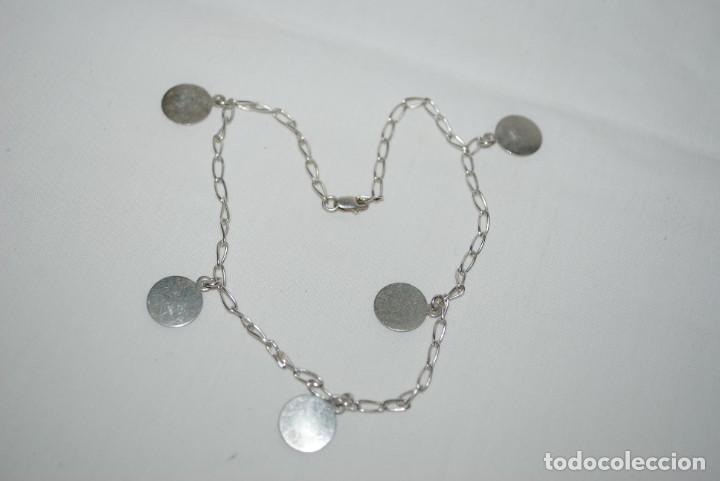 Joyeria: TOBILLERA , O , PULSERA DE PLATA ,. - Foto 1