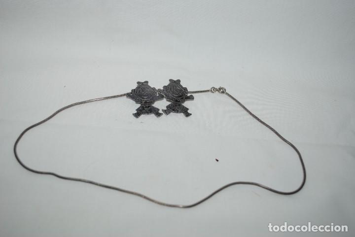 Joyeria: CADENA Y COLGANTES DE PLATA , EN FORMA DE NI&Ntilde;AS . - Foto 1