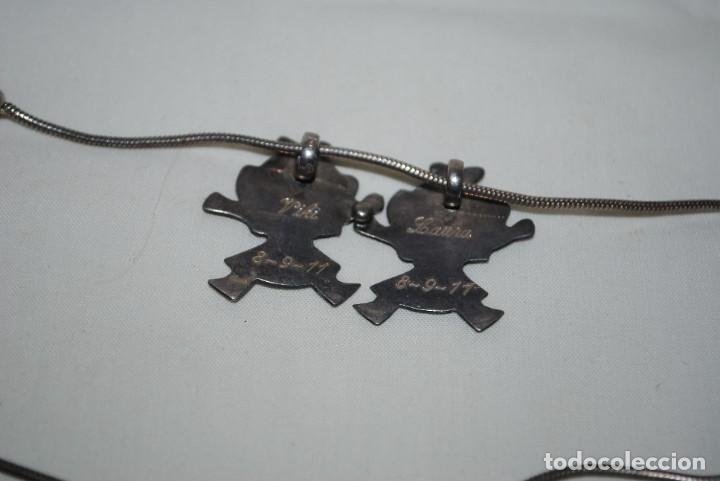 Joyeria: CADENA Y COLGANTES DE PLATA , EN FORMA DE NI&Ntilde;AS . - Foto 3