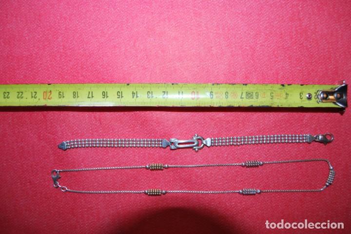 Joyeria: Collar y Pulsera de PLATA . - Foto 12