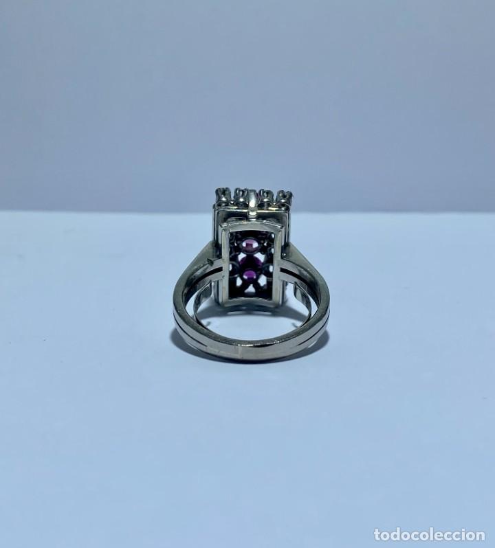 Joyeria: Anillo oro con diamantes y rub&iacute;es - Foto 7
