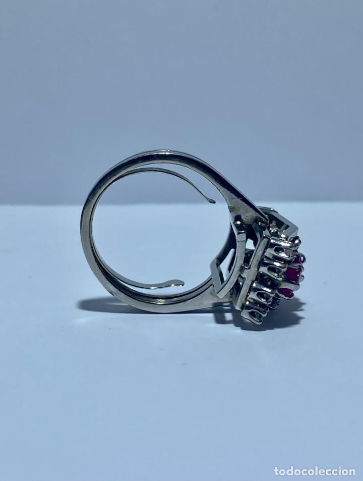 Joyeria: Anillo oro con diamantes y rub&iacute;es - Foto 9