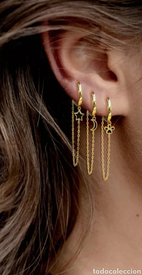 Joyeria: Pendientes de Plata Huellas ENV&Iacute;O GRATIS!! - Foto 3