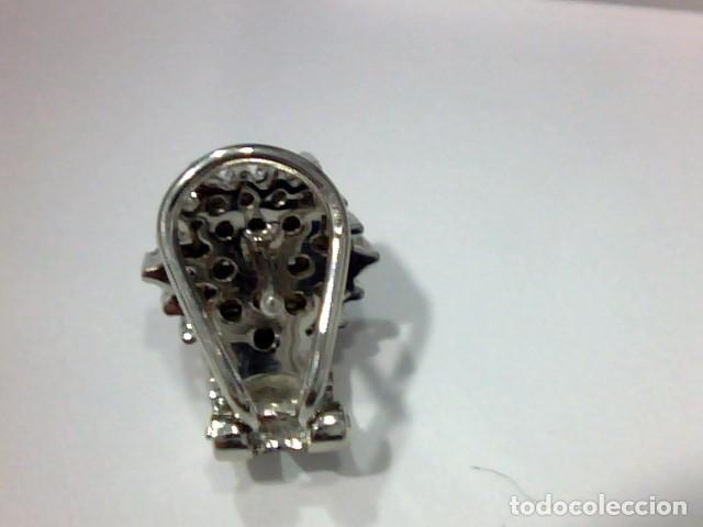 Joyeria: pendientes oro blanco 18 kts con diamantes - Foto 8