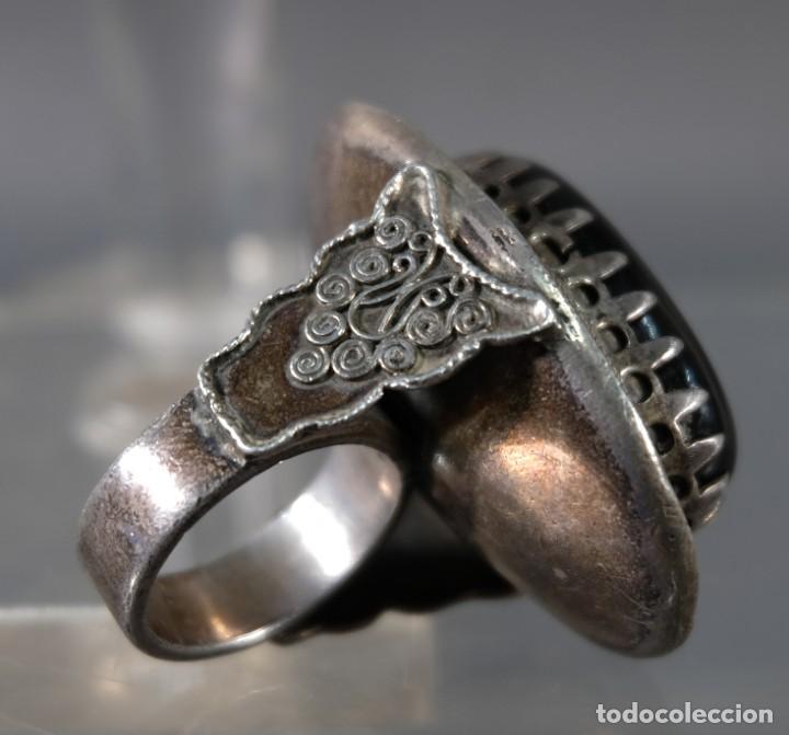 Joyeria: Anillo en plata con cabuj&oacute;n en piedra dura gress - Foto 3