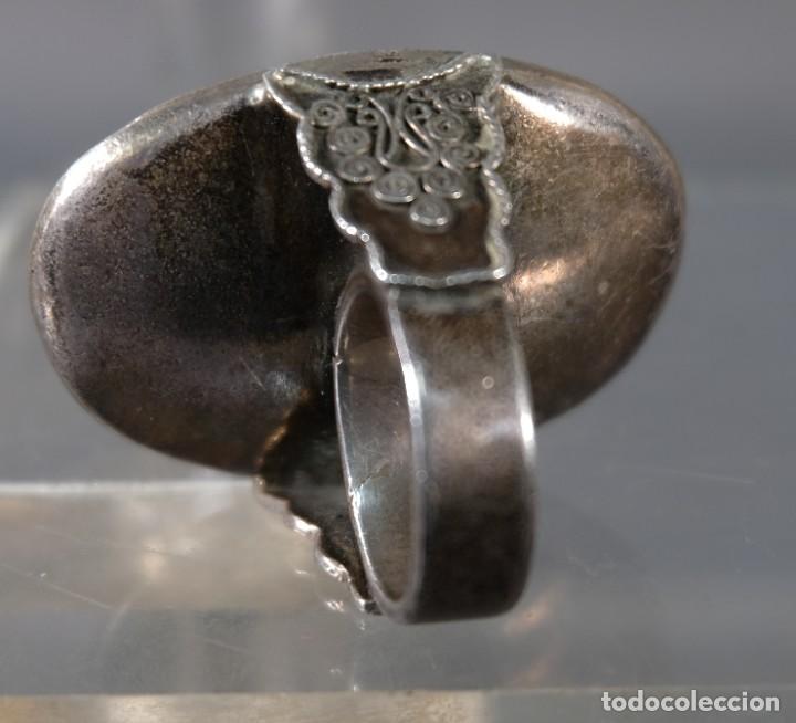 Joyeria: Anillo en plata con cabuj&oacute;n en piedra dura gress - Foto 4