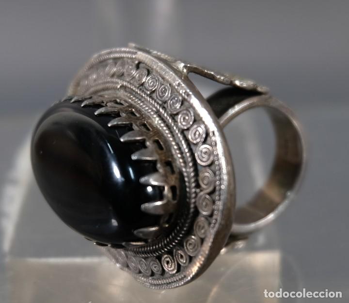 Joyeria: Anillo en plata con cabuj&oacute;n en piedra dura gress - Foto 5