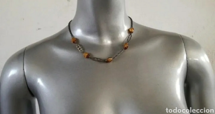 Joyeria: Collar de Plata con 5 piezas de &Aacute;gatha Pulida. - Foto 7