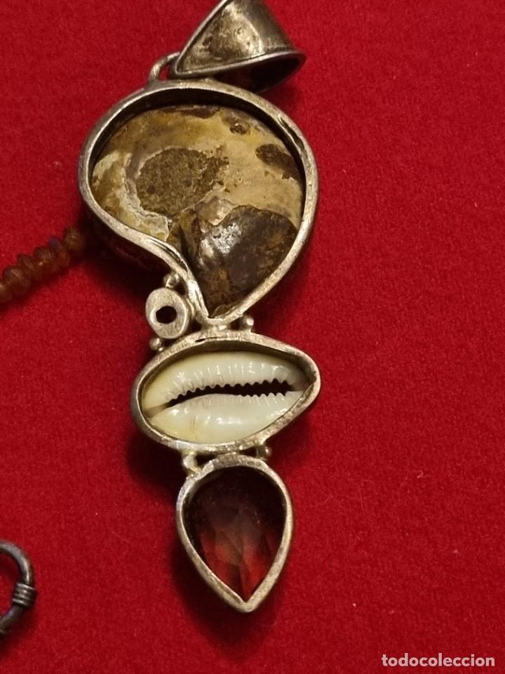 Joyeria: Colgante deplata con fisil dentro. - Foto 2
