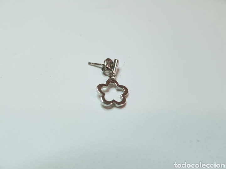 Joyeria: #559 PENDIENTES DE PLATA FLOR 2CM ALTO - Foto 3
