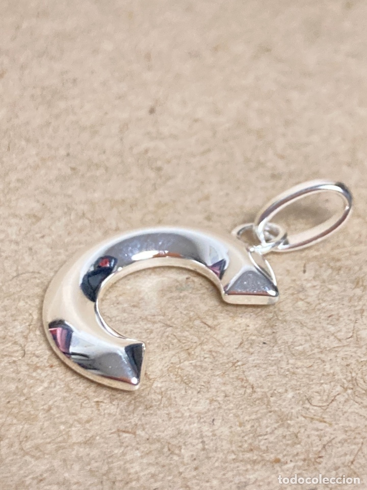 Joyeria: Colgante de plata letra C - Foto 3