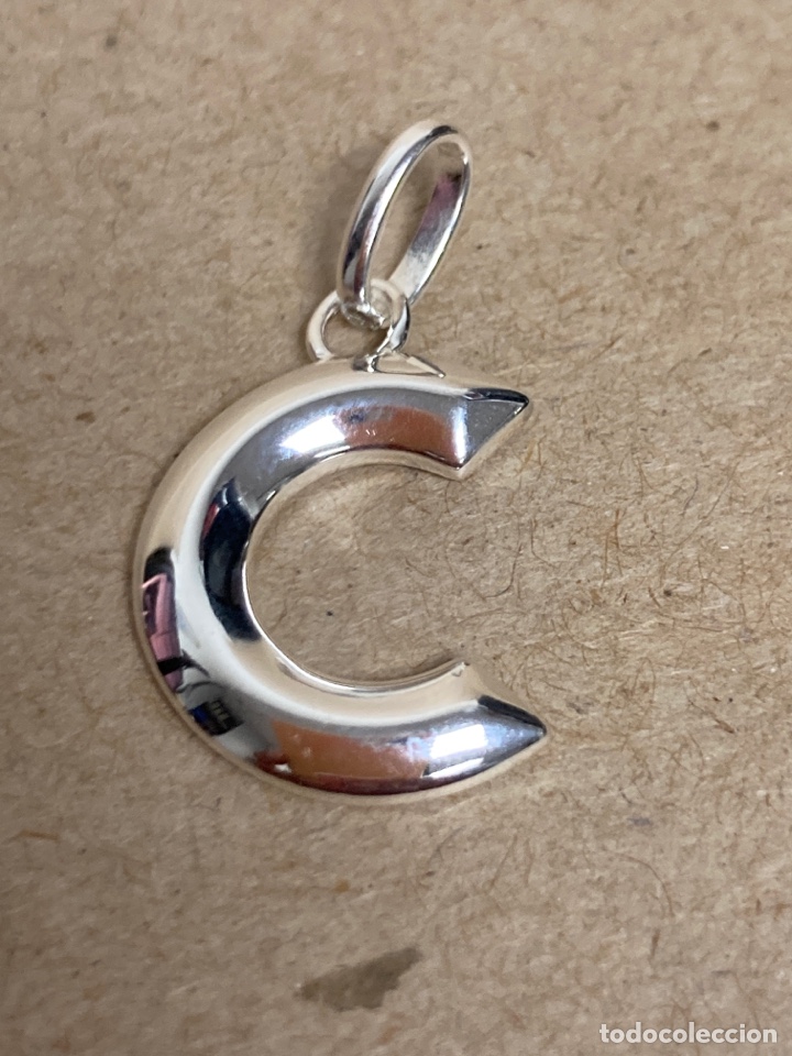 Joyeria: Colgante de plata letra C - Foto 1