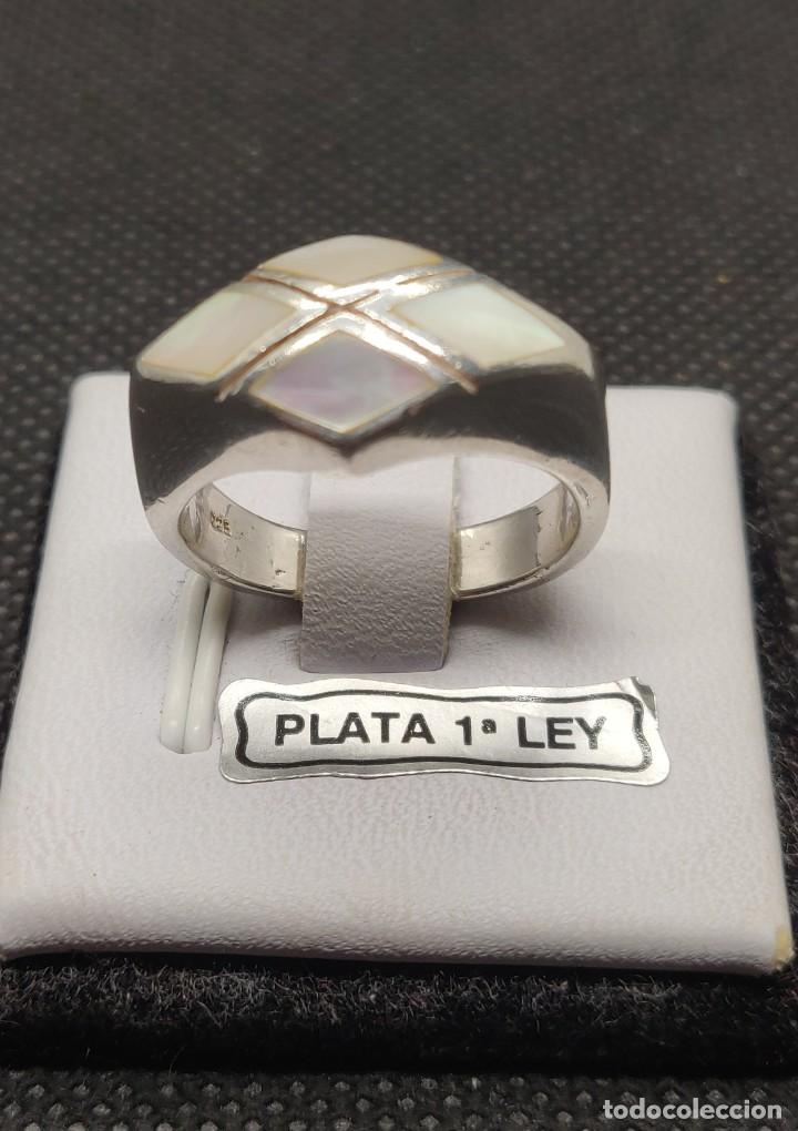 Joyeria: Anillo vintage de plata de ley 925 ( anacardo ) - Foto 6